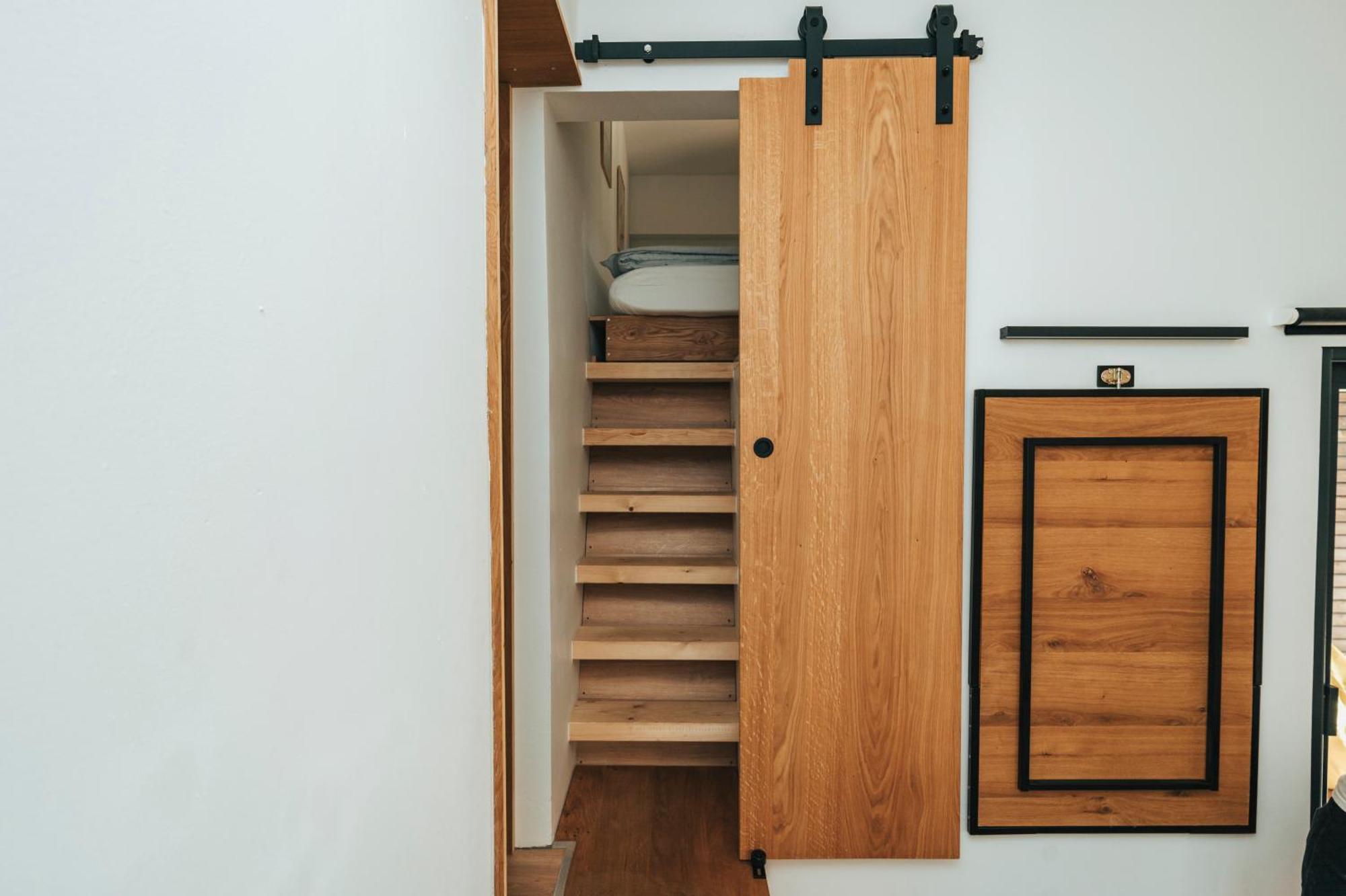 Modernes Tinyhouse Trailer Cabins Am Waldrand - Mit Seezugang Eging Bagian luar foto