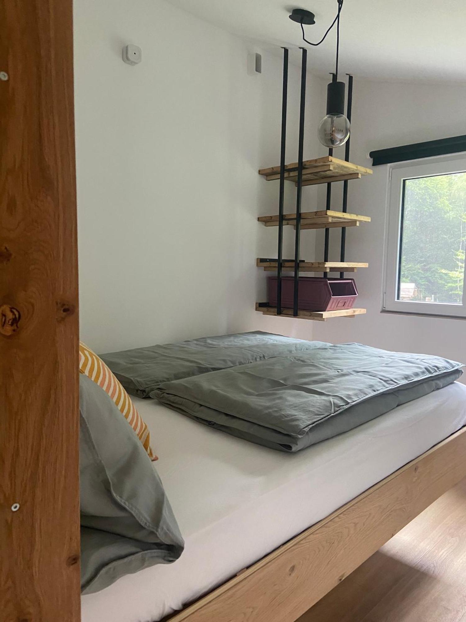 Modernes Tinyhouse Trailer Cabins Am Waldrand - Mit Seezugang Eging Bagian luar foto